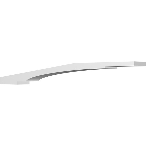 Ekena Millwork 3 1/2-in. W x 32-in. D x 40-in. H Merced Architectural Grade PVC Knee Brace BRCP035X32X40MRC - main